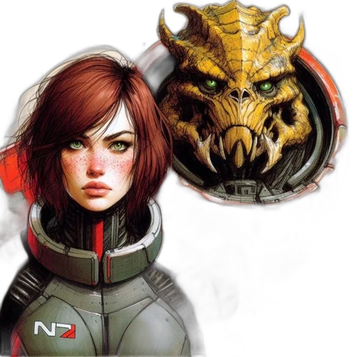 mask, face, concept art, fantasy art transparent PNG cut-out