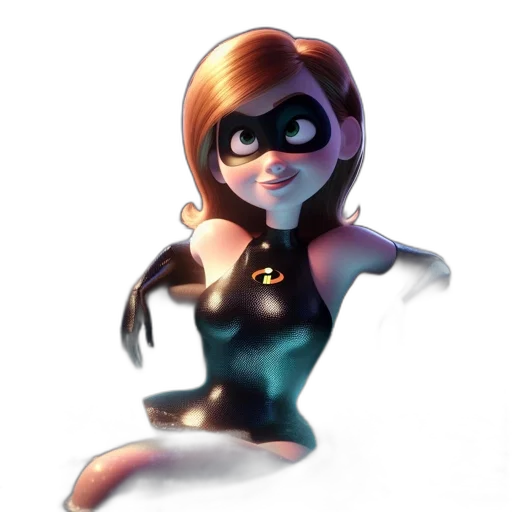 dress, concept art, comic book art, 3d render transparent PNG cut-out