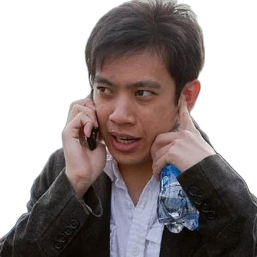 staff, face, jacket, photorealistic transparent PNG cut-out