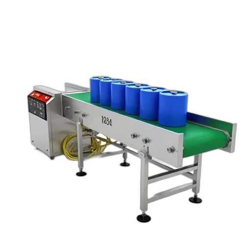 3d render, stainless, steel, conveyor transparent PNG cut-out