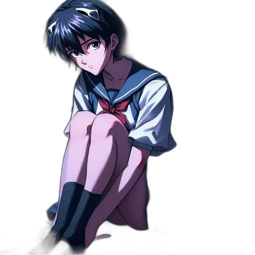jacket, dress, face, staff transparent PNG cut-out
