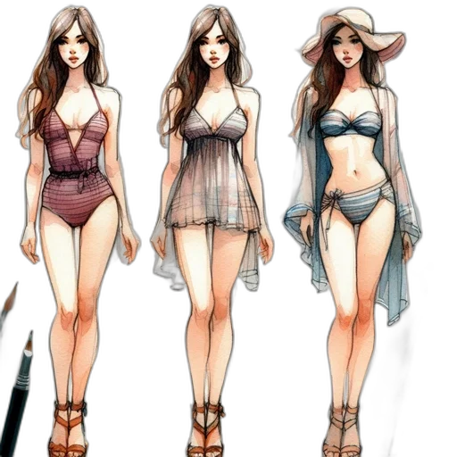 dress, concept art, fantasy art, photorealistic transparent PNG cut-out
