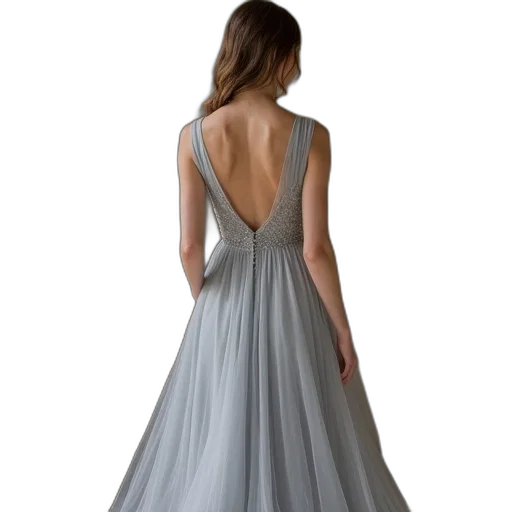 dress, photorealistic, 3d render, concept art transparent PNG cut-out