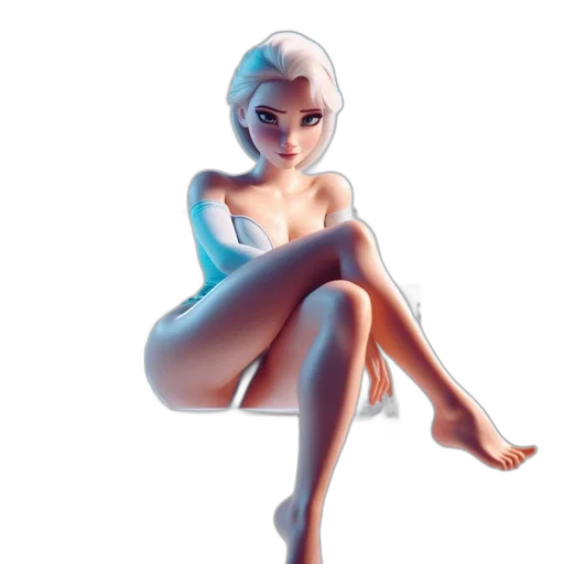 dress, robot, concept art, 3d render transparent PNG cut-out