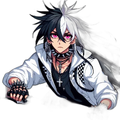 jacket, staff, weapon, concept art transparent PNG cut-out