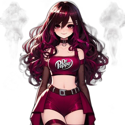 dress, staff, hair, anime transparent PNG cut-out
