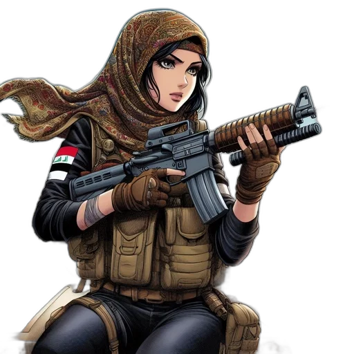 weapon, comic book art, pixel art, concept art transparent PNG cut-out