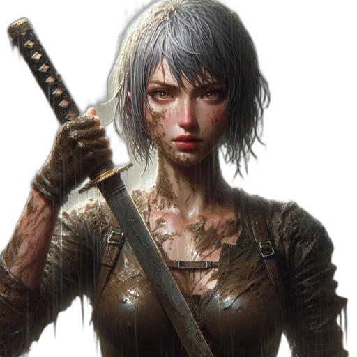 sword, weapon, face, concept art transparent PNG cut-out