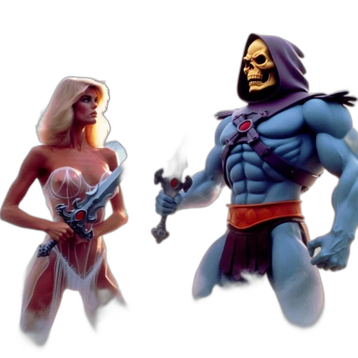 concept art, comic book art, fantasy art, 3d render transparent PNG cut-out