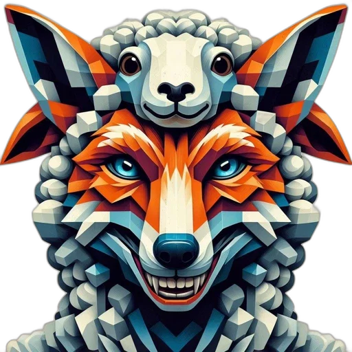 mask, face, animal, creature transparent PNG cut-out