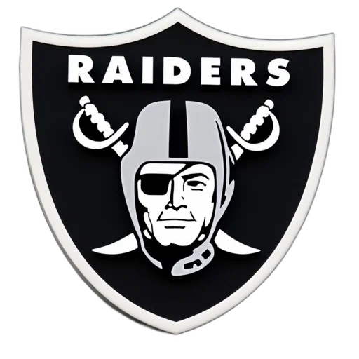 monochrome, oakland, raiders, team transparent PNG cut-out