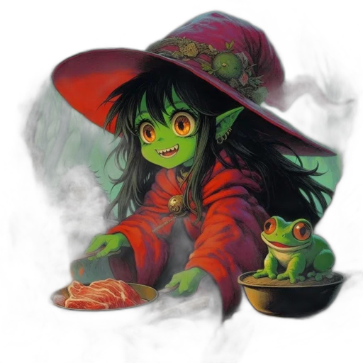 dragon, food, creature, staff transparent PNG cut-out