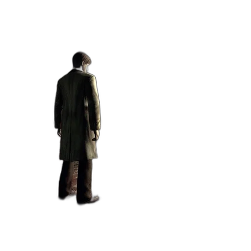 jacket, staff, robot, weapon transparent PNG cut-out
