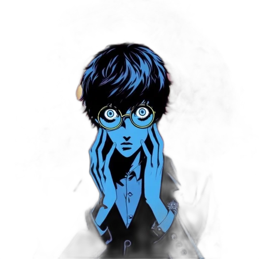 mask, face, creature, comic book art transparent PNG cut-out