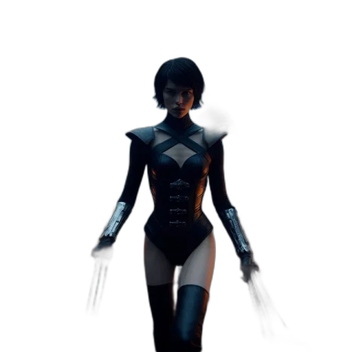 robot, concept art, 3d render, comic book art transparent PNG cut-out
