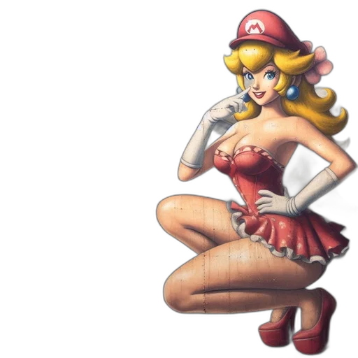 dress, hat, weapon, crown transparent PNG cut-out