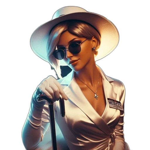 hat, staff, jacket, jewelry transparent PNG cut-out