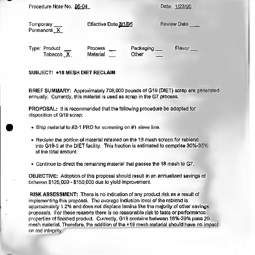 document, titled, procedure, note transparent PNG cut-out