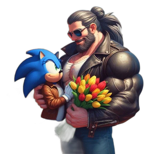 flower, jacket, concept art, pixel art transparent PNG cut-out