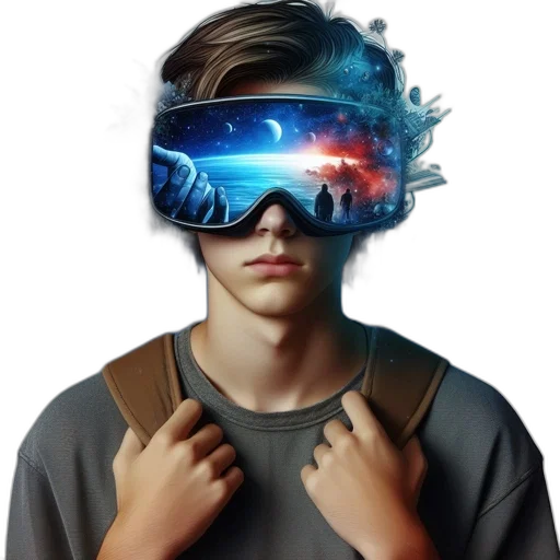 mask, face, robot, creature transparent PNG cut-out
