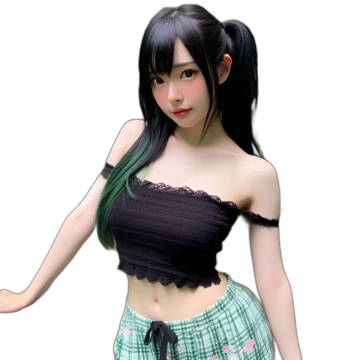 dress, staff, 3d render, photorealistic transparent PNG cut-out