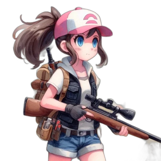 weapon, staff, hat, animal transparent PNG cut-out