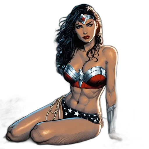 comic book art, concept art, cartoon, fantasy art transparent PNG cut-out