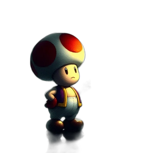 robot, hat, staff, creature transparent PNG cut-out