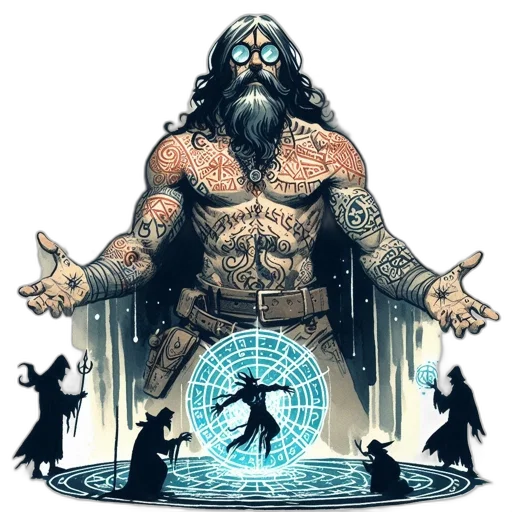 comic book art, concept art, fantasy art, pixel art transparent PNG cut-out