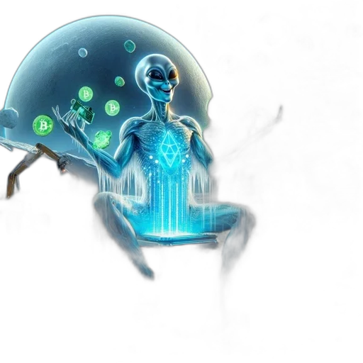robot, concept art, fantasy art, 3d render transparent PNG cut-out