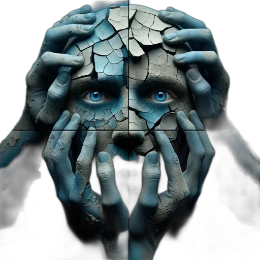 mask, face, creature, concept art transparent PNG cut-out