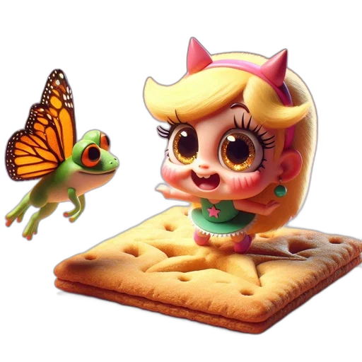 creature, food, concept art, 3d render transparent PNG cut-out
