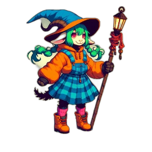 staff, weapon, pixel art, concept art transparent PNG cut-out