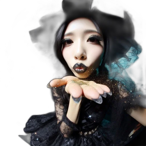 mask, creature, face, photorealistic transparent PNG cut-out