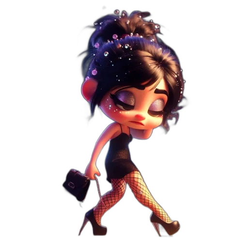 dress, staff, jewelry, concept art transparent PNG cut-out