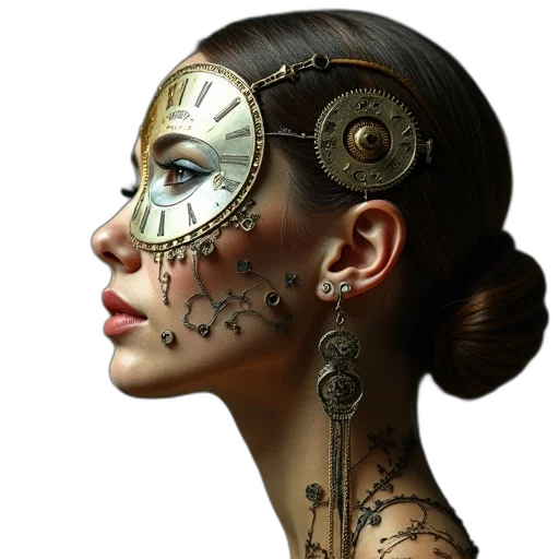 mask, jewelry, face, robot transparent PNG cut-out