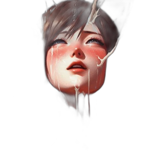 face, mask, creature, umbrella transparent PNG cut-out