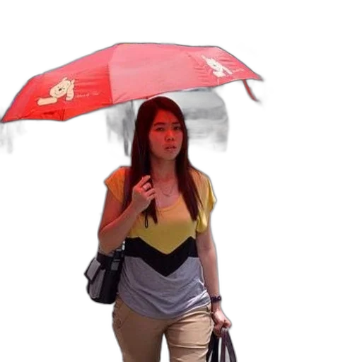 umbrella, jacket, photorealistic, 3d render transparent PNG cut-out