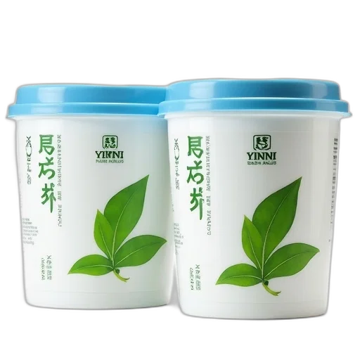 two, identical, white, containers transparent PNG cut-out