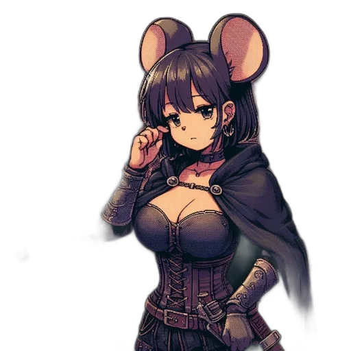 jacket, mask, weapon, dress transparent PNG cut-out