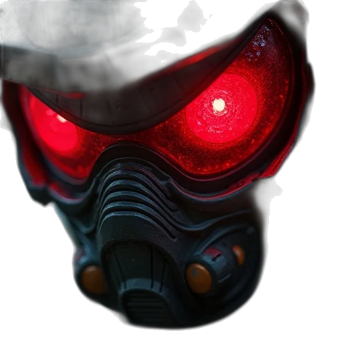mask, face, robot, weapon transparent PNG cut-out