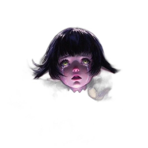 face, creature, mask, hair transparent PNG cut-out