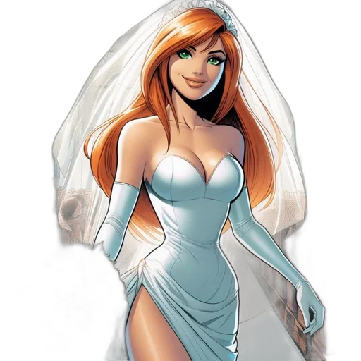 dress, comic book art, concept art, cartoon transparent PNG cut-out