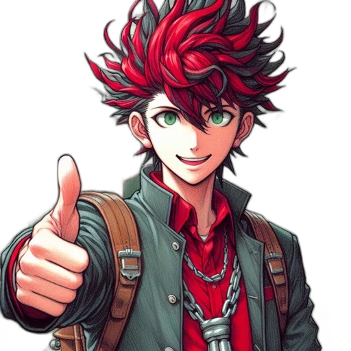 jacket, staff, weapon, pixel art transparent PNG cut-out