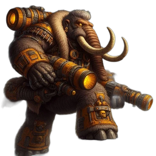 robot, staff, creature, weapon transparent PNG cut-out