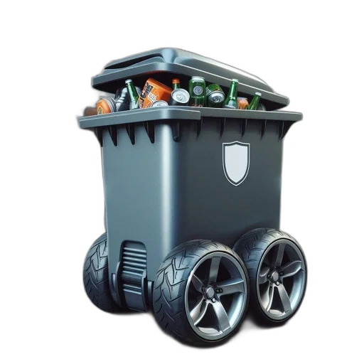 robot, car, furniture, 3d render transparent PNG cut-out