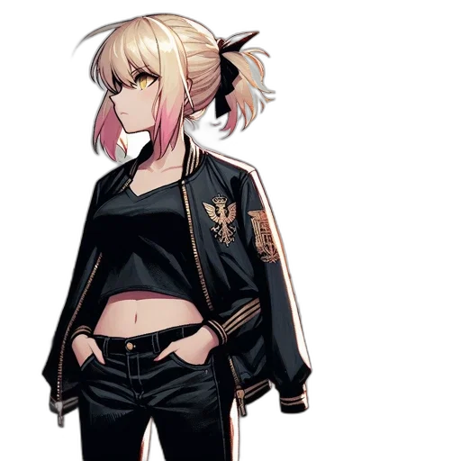 jacket, staff, weapon, concept art transparent PNG cut-out