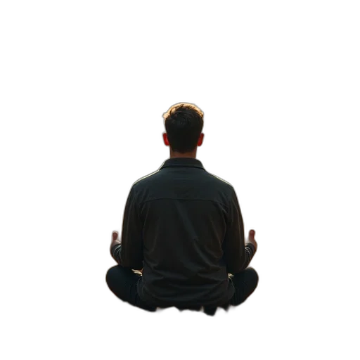 jacket, staff, robot, face transparent PNG cut-out
