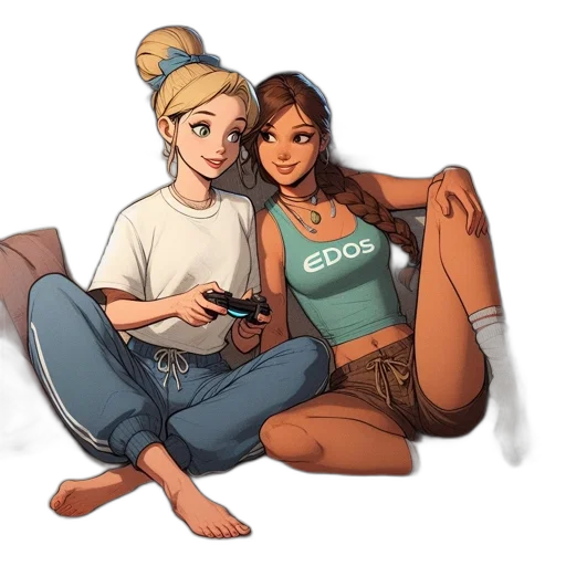 concept art, pixel art, comic book art, cartoon transparent PNG cut-out