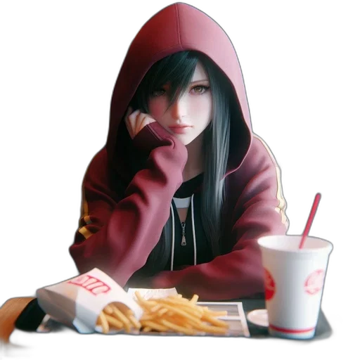 jacket, food, creature, face transparent PNG cut-out
